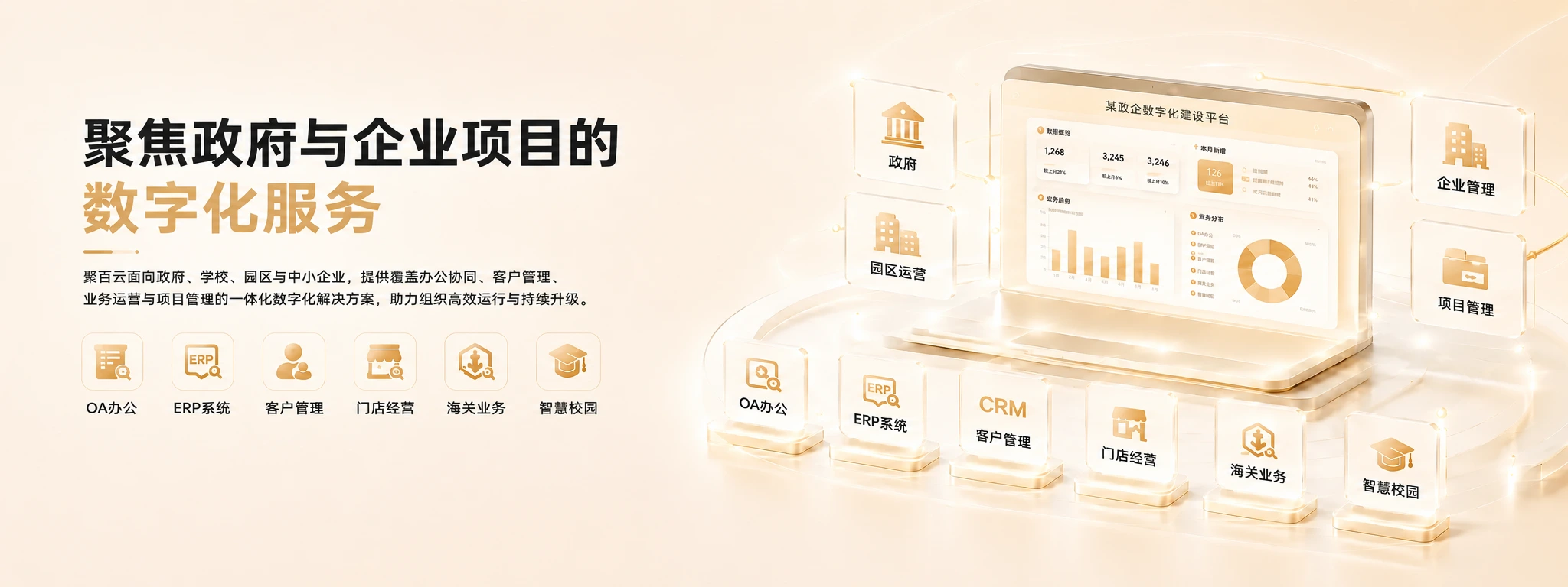 聚百云政府企业数字化服务